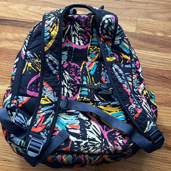 VERA BRADLEY xl campus backpack in butterfly flutter - Picture 2 of 8